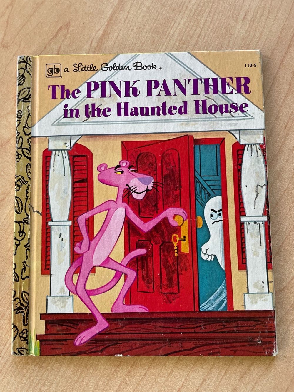 4/$20📚 Vintage 1980 The Pink Panther in the Haunted House - Little Golden Book